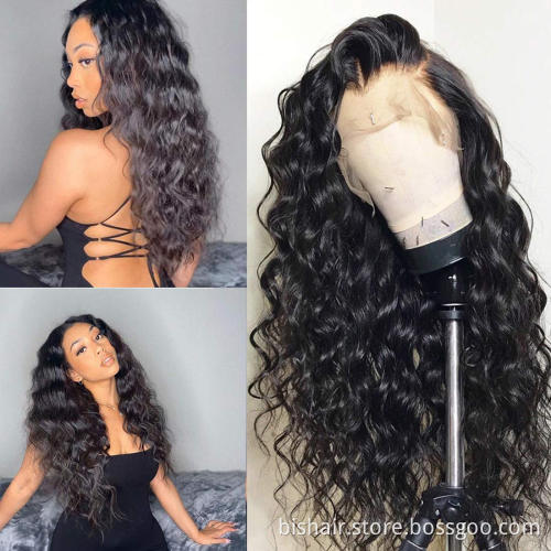 Loose Deep Wave Lace Front Wigs Human Hair  T Part Lace Front Wig Pre Plucked with Baby Hair 22inch, Middle Part Loose Deep Wig